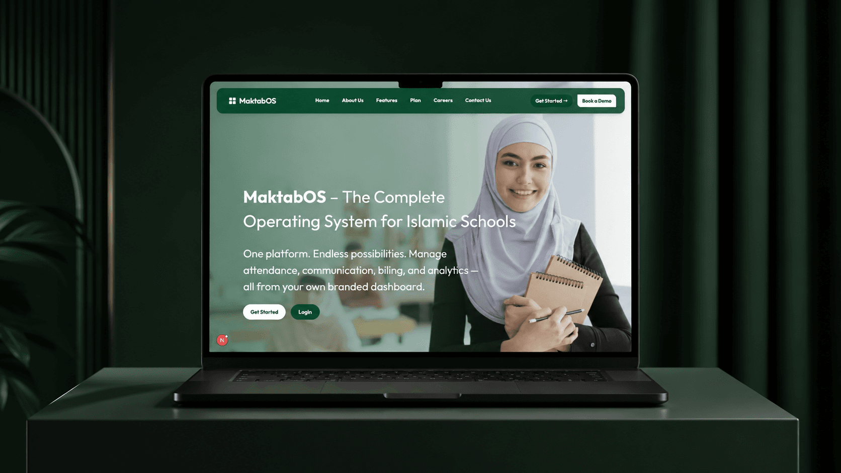 Maktab OS dashboard